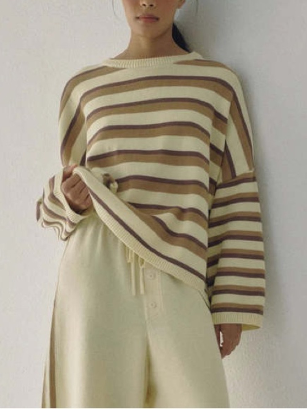 NWOT Boheme Goods The Striped Knit Sweater size S/M